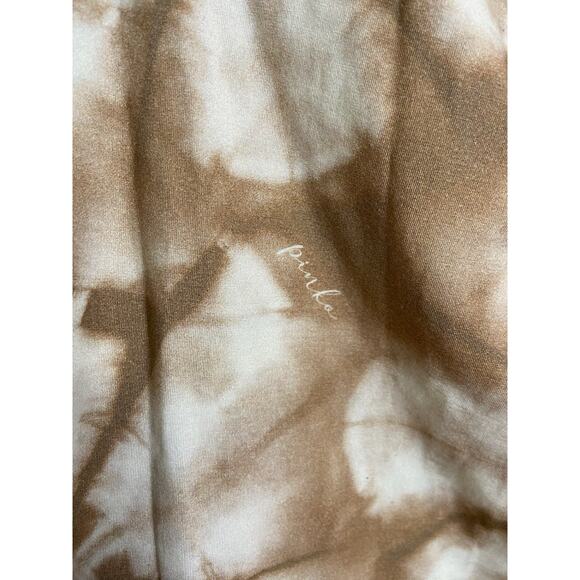 PINKO Acerenza Abito Jersey Midi Dress Halter Neck Open Back Tie Dye Boho L - Picture 5 of 9